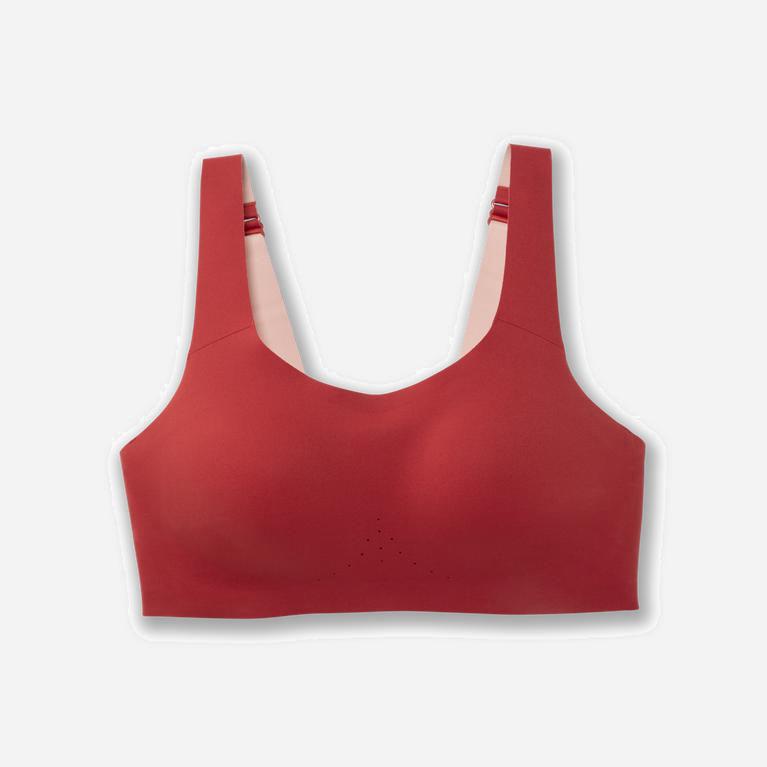 Brooks Dare Scoopback Australia - Women's Running Bra - Rosewood (507194-BKY)